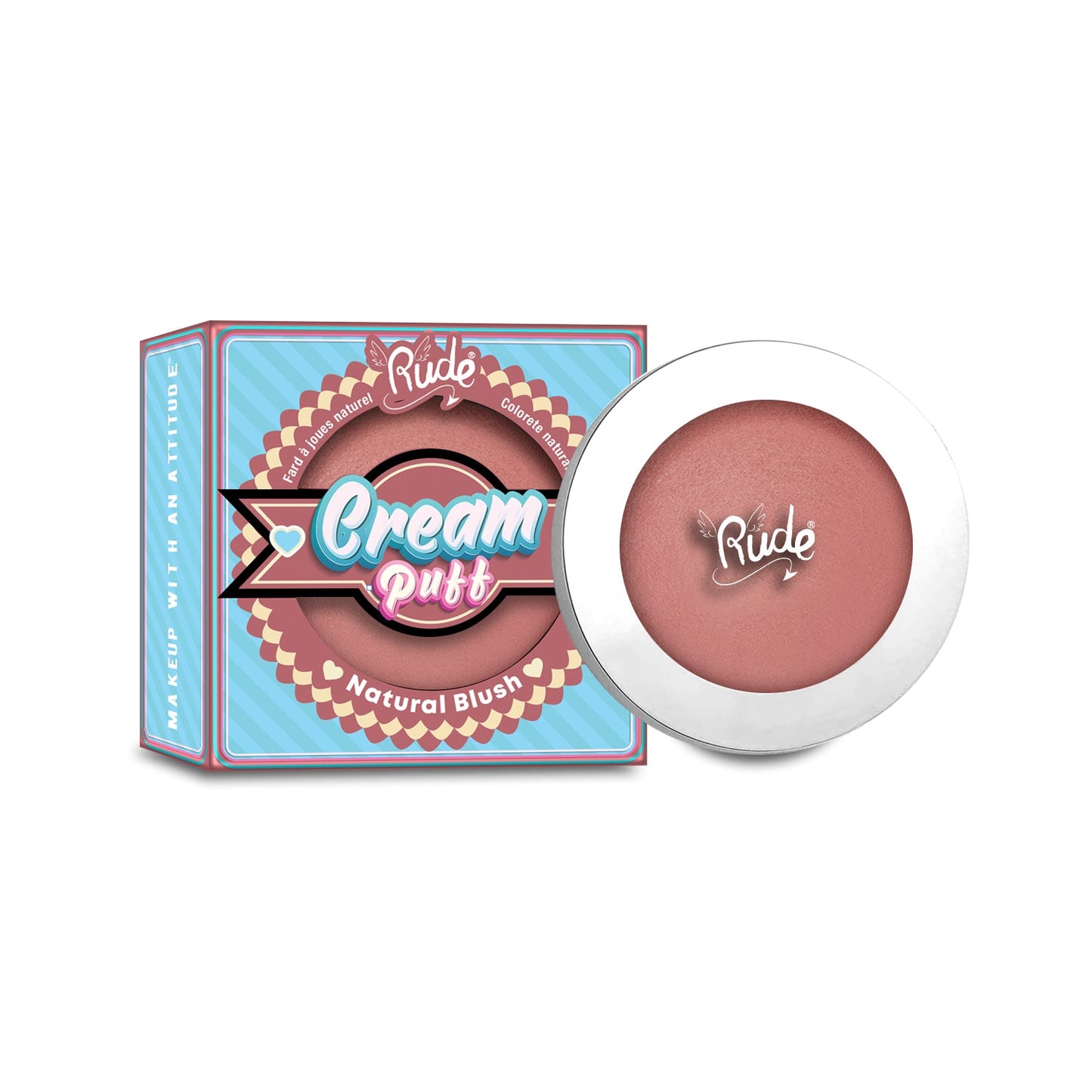 RUDE Cream Puff Natural Blush