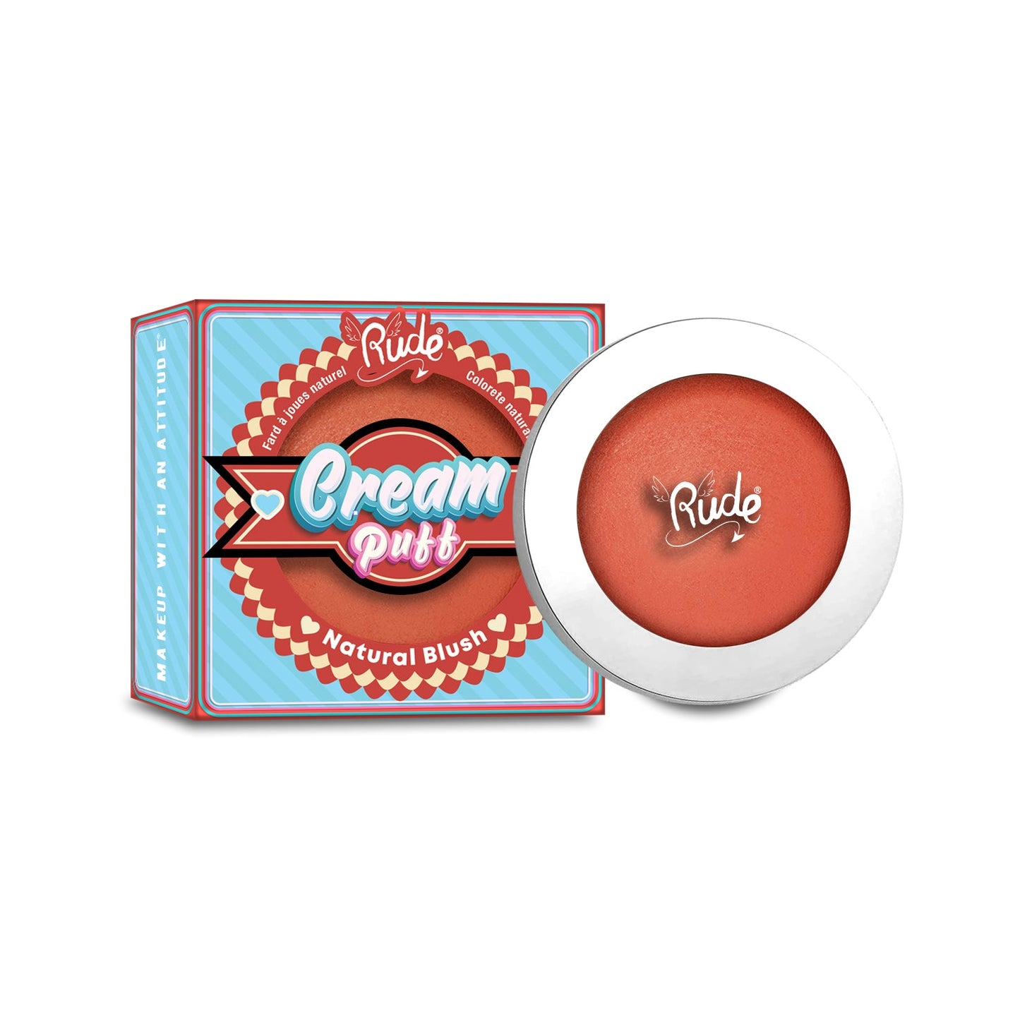 RUDE Cream Puff Natural Blush