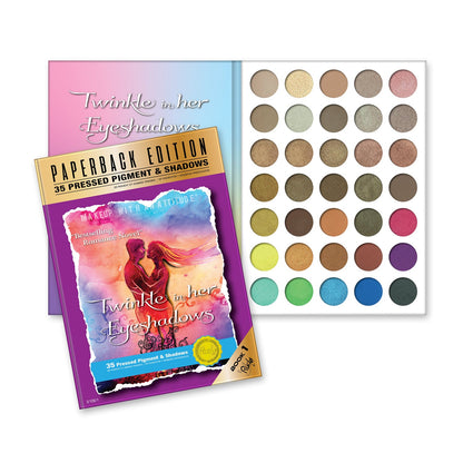 RUDE Twinkle In Her Eyeshadows Palette - Paperback Edition