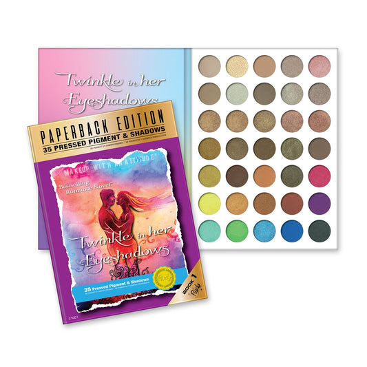 RUDE Twinkle In Her Eyeshadows Palette - Paperback Edition