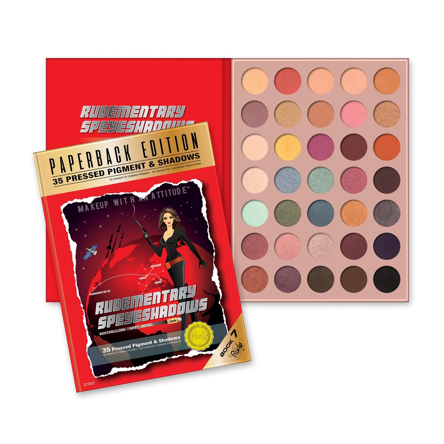 Paleta de sombras RUDE Rudementary Speyeshadows - Edición de bolsillo