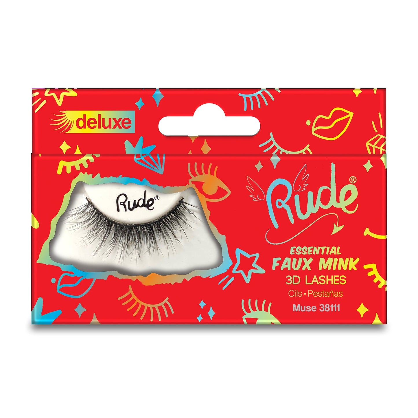 RUDE Essential Faux Mink Deluxe 3D Lashes