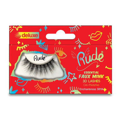 Pestañas RUDE Essential Faux Mink Deluxe 3D 