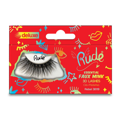 Pestañas RUDE Essential Faux Mink Deluxe 3D 