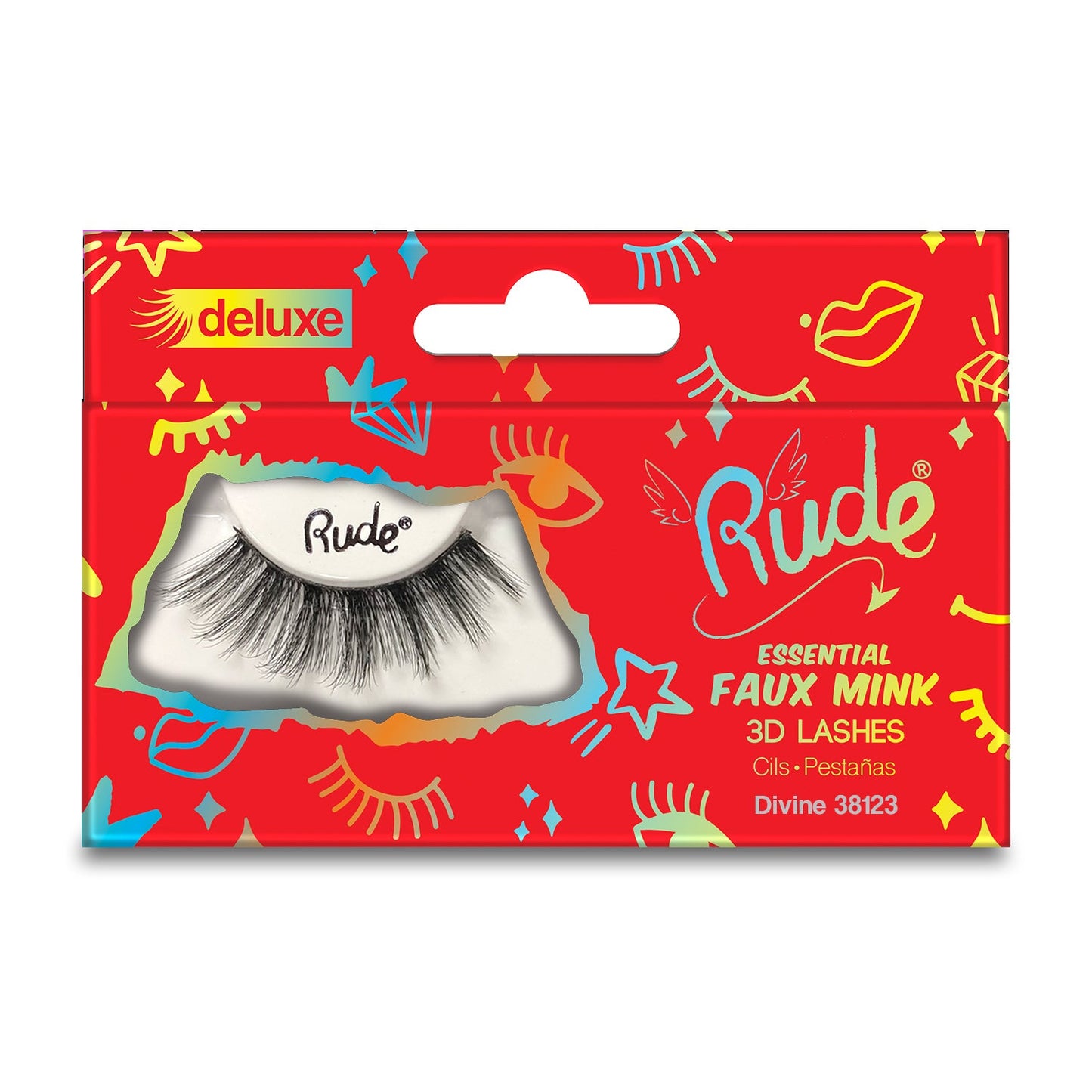 RUDE Essential Faux Mink Deluxe 3D Lashes