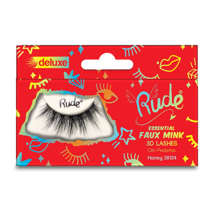 RUDE Essential Faux Mink Deluxe 3D Lashes