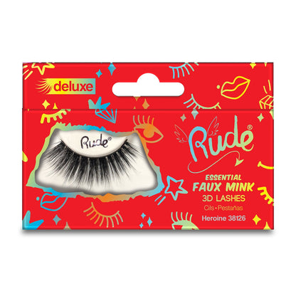 RUDE Essential Faux Mink Deluxe 3D Lashes