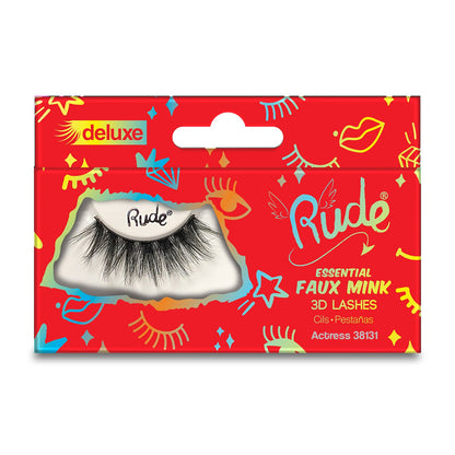 Pestañas RUDE Essential Faux Mink Deluxe 3D 