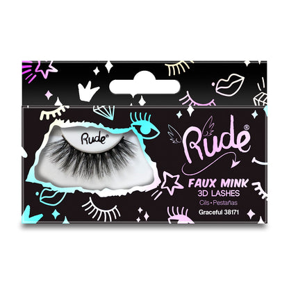 RUDE Essential Faux Mink 3D Lashes