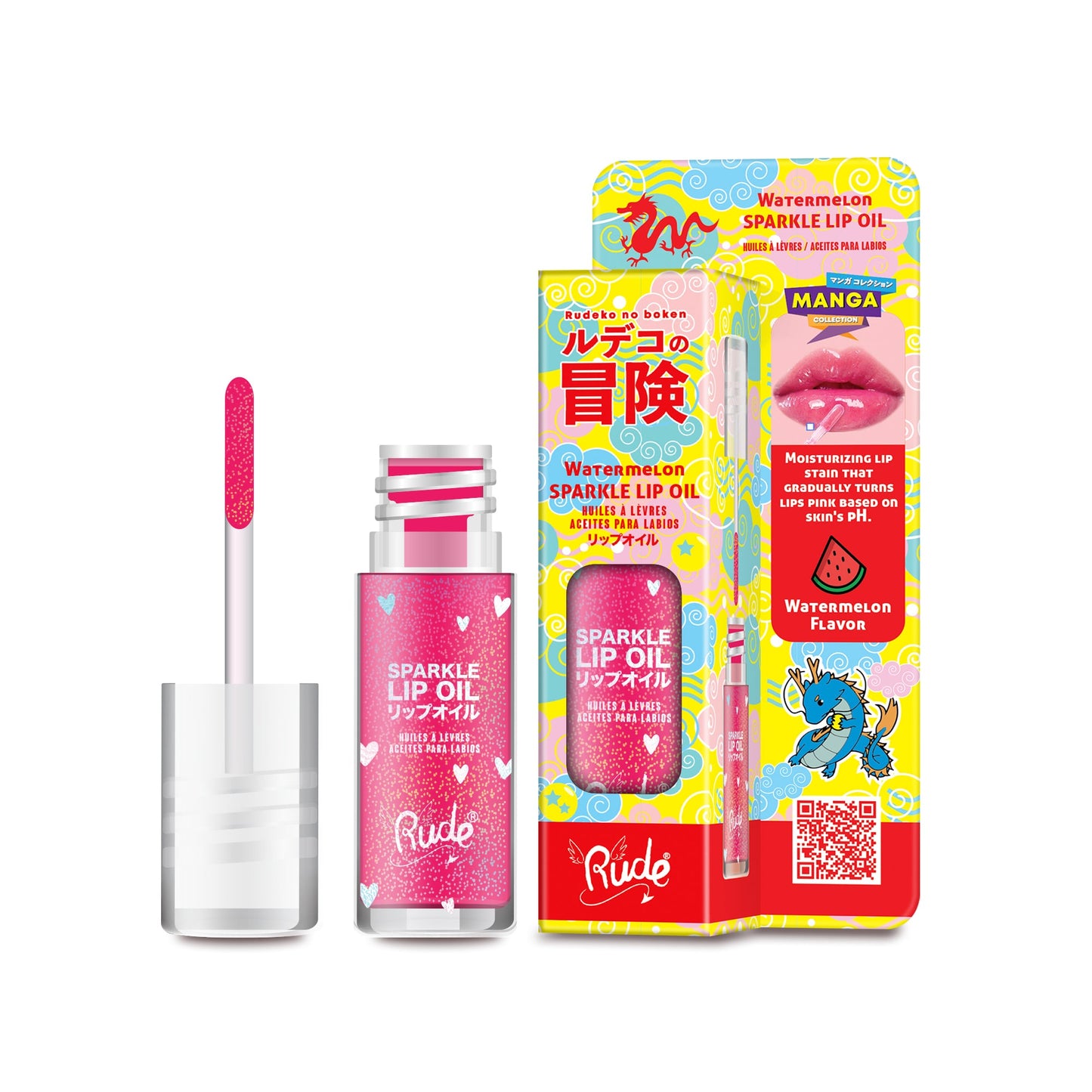 Aceite labial RUDE Manga Sparkle