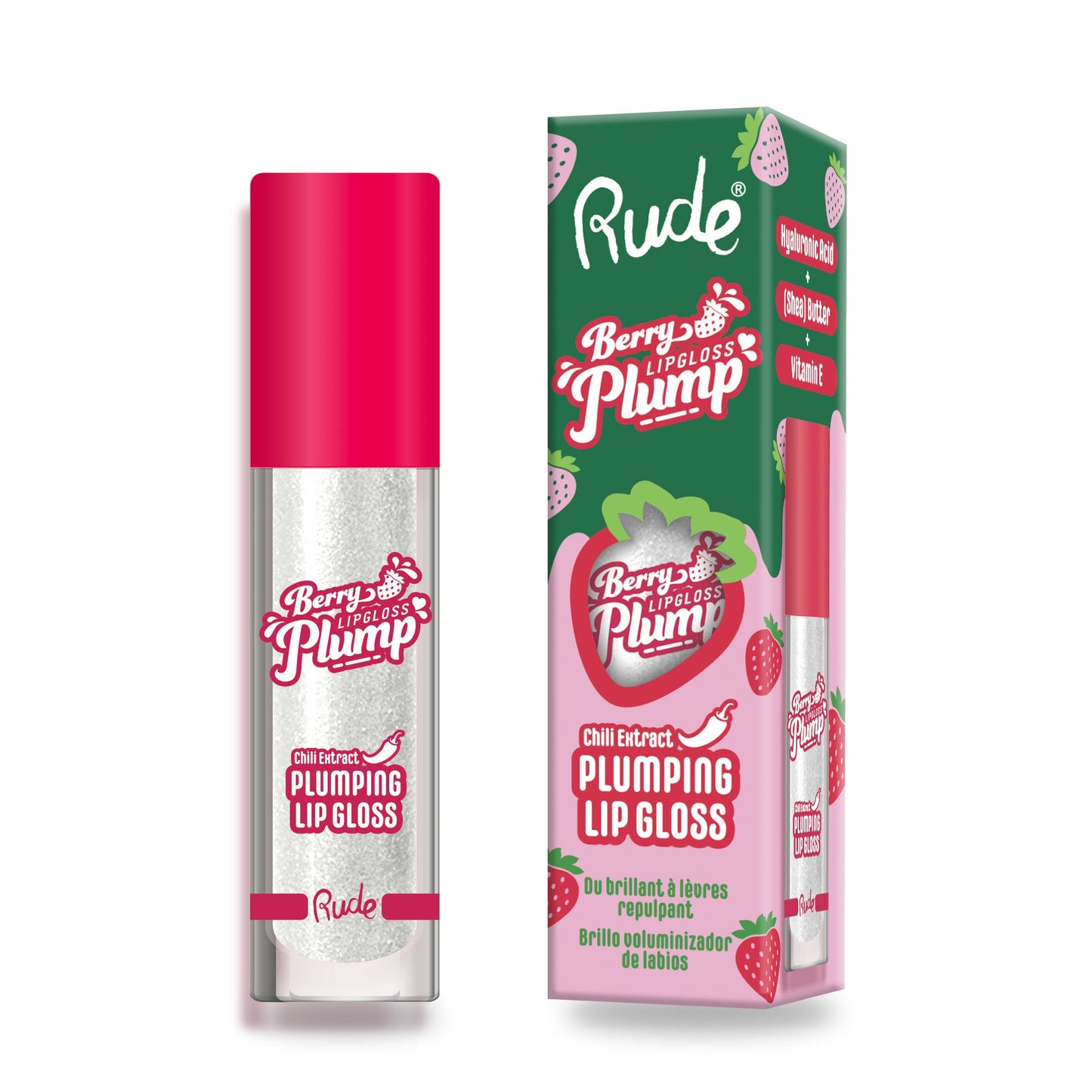 RUDE Berry Plump Plumping Lip Gloss