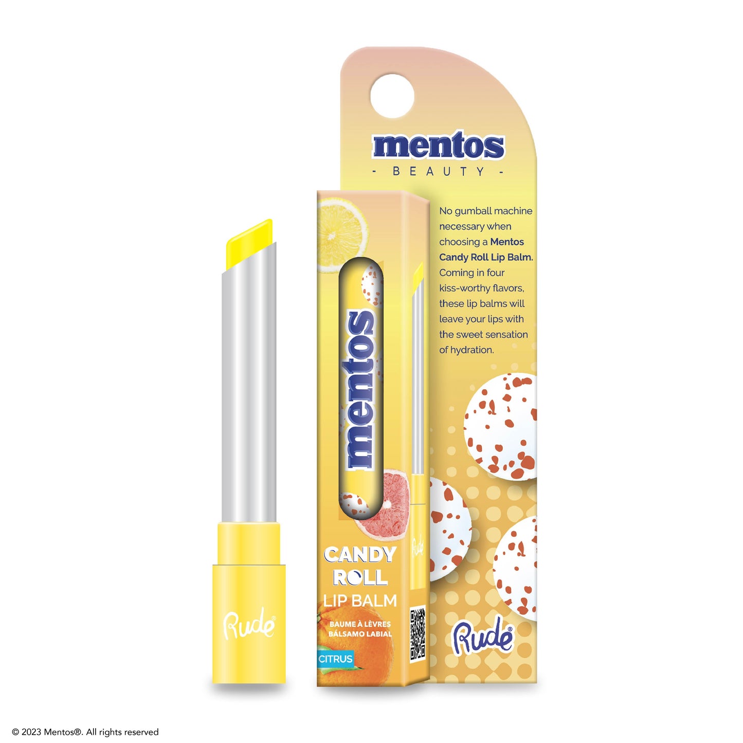 RUDE Mentos Candy Roll Lip Balm