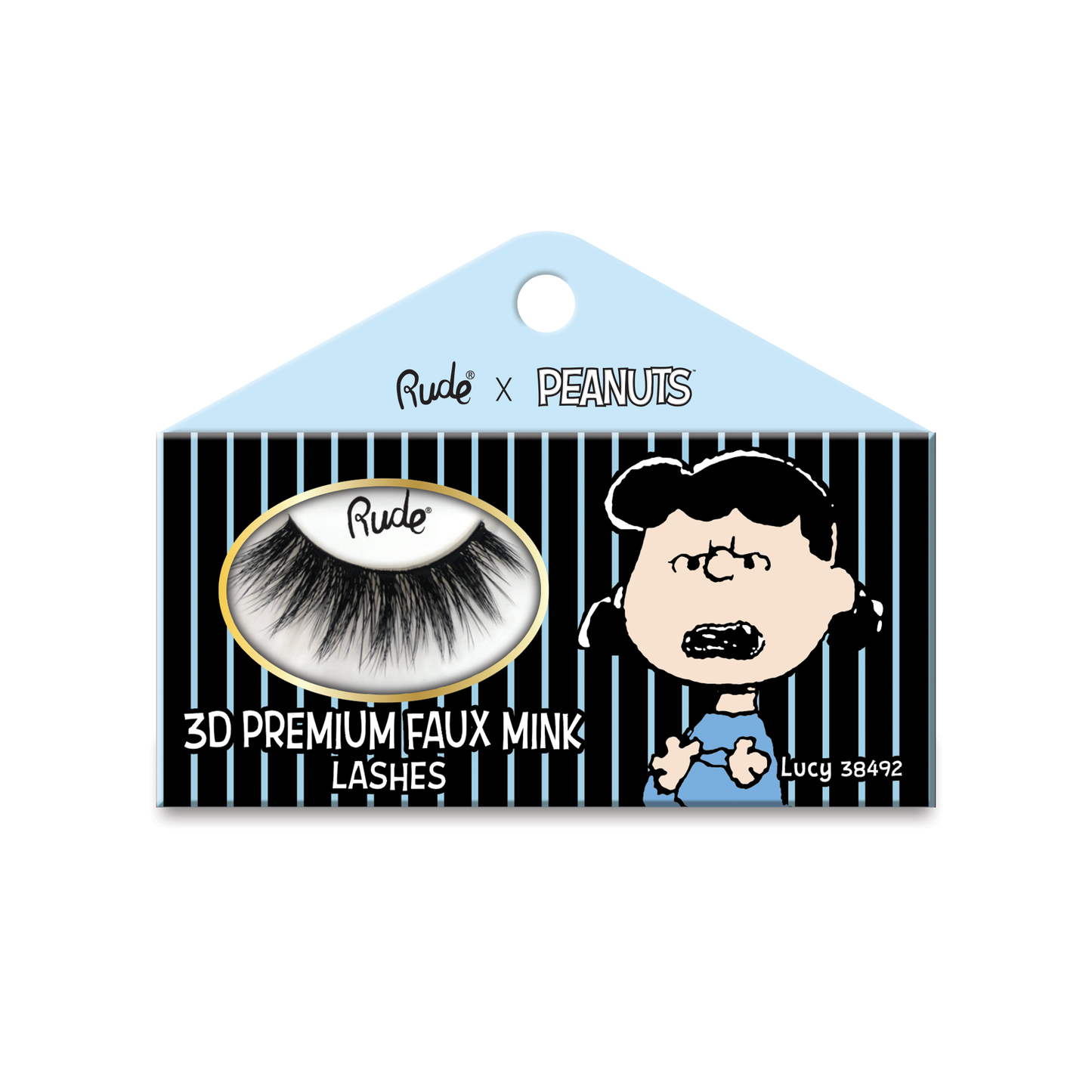 RUDE Peanuts 3D Premium Faux Mink Lashes