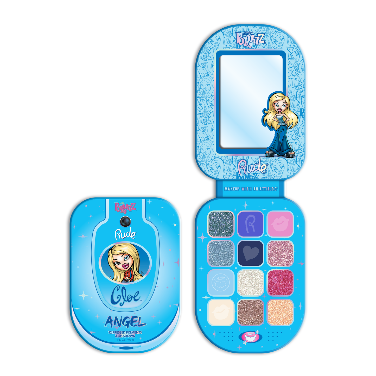 Rude Bratz Cloe Eyeshadow Palette - Angel