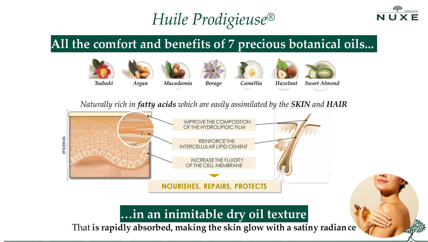 Nuxe Huile Prodigieuse Floral Multi-Purpose Dry Oil - 1.6 oz