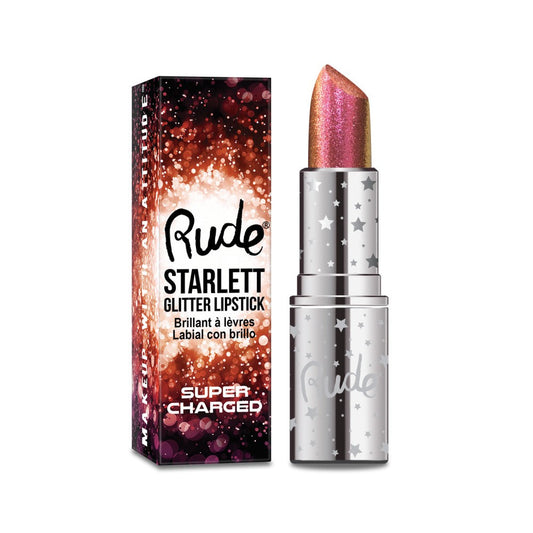 Lápiz labial con purpurina RUDE Starlett Supercharged Color Shift