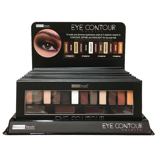 BEAUTY TREATS Paleta Contorno de Ojos Display Set 12 Piezas