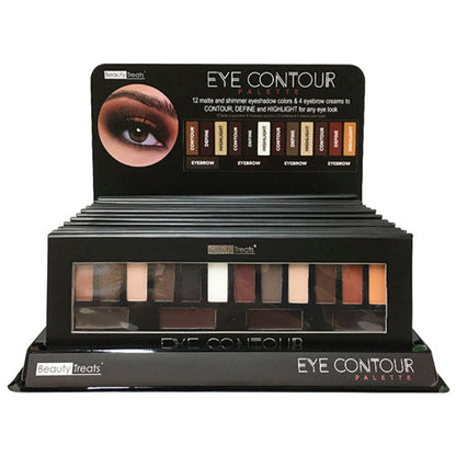 BEAUTY TREATS Eye Contour Palette Display Set 12 Pieces