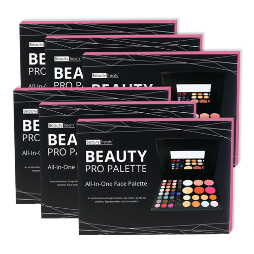 BEAUTY TREATS Paleta Beauty Pro - Caja de 6 paletas