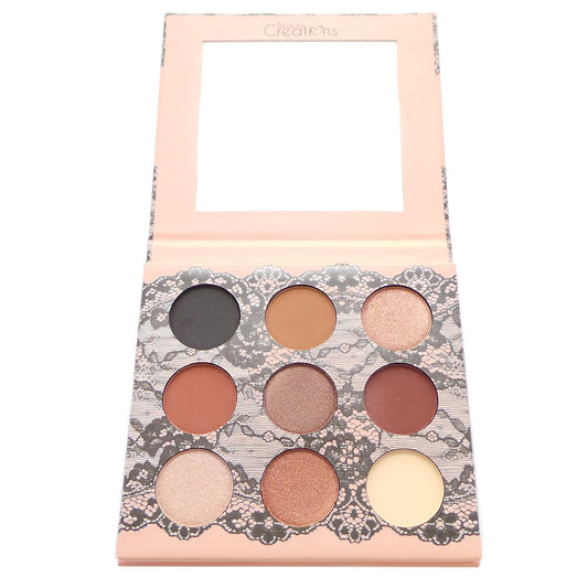 BEAUTY CREACIONES Boudoir Shadows Paleta de sombras de ojos de 9 tonos - A