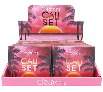 BEAUTY CREATIONS Cali Set Eyeshadow Palette Display Set, 12 pcs