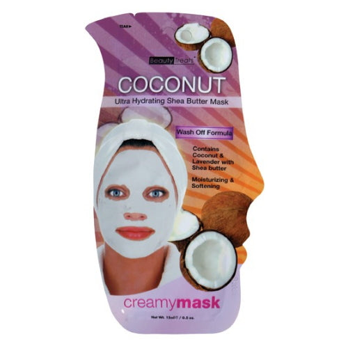 BEAUTY TREATS Mascarilla de manteca de karité ultrahidratante de coco - Coco