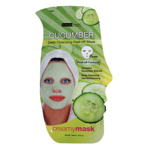 BEAUTY TREATS Mascarilla exfoliante de limpieza profunda de pepino - BT204C