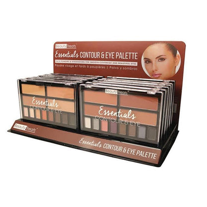 BEAUTY TREATS Essentials Juego de paleta de contorno y ojos, 12 piezas