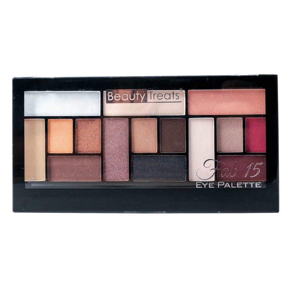 BEAUTY TREATS Paleta de ojos Fab 15