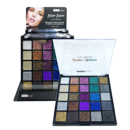 BEAUTY TREATS Juego de paletas Glitter Galore Luxe Collection, 12 piezas