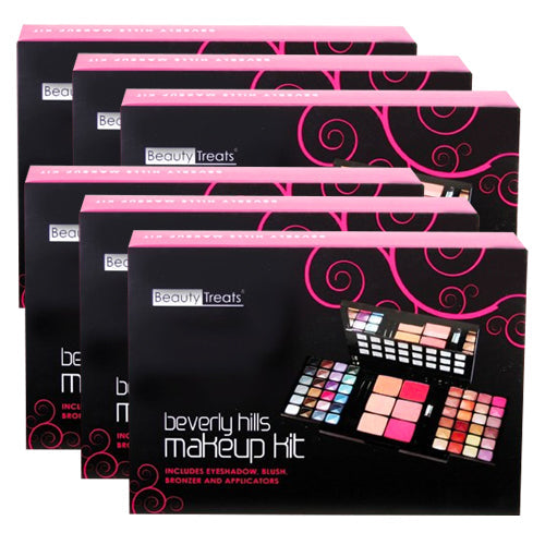 BEAUTY TREATS Kit de maquillaje Beverly Hills - Nuevos colores (caja de 6)