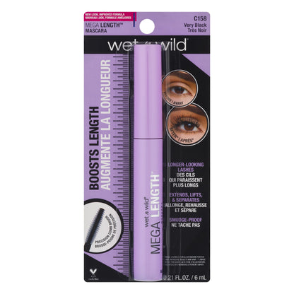 WET N WILD Mega Length Mascara - Very Black