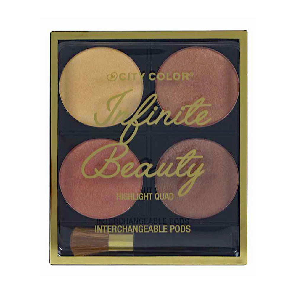 CITY COLOR Infinite Beauty Highlight Quads