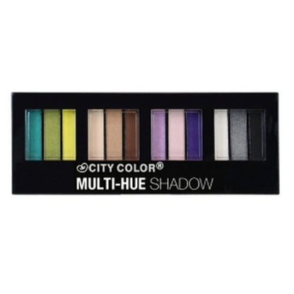 Paleta de sombras de ojos CITY COLOR Multi-Hue - 12 tonos