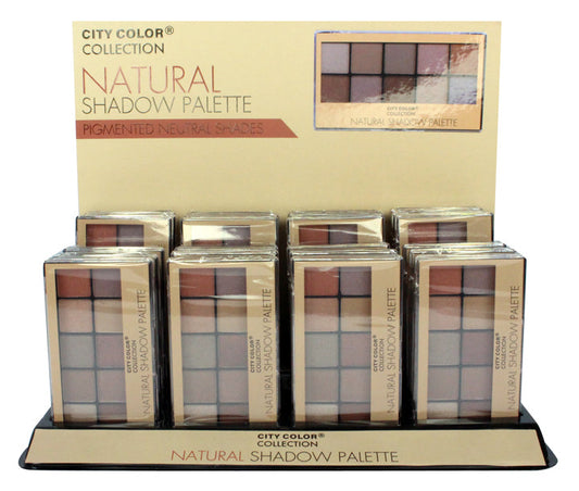 CITY COLOR Spice Me Up Estuche Expositor Paleta de 10 Tonos Set 24 Piezas