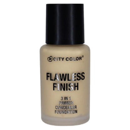 CITY COLOR Flawless Finish 3 In 1 Primer, Concealer Foundation