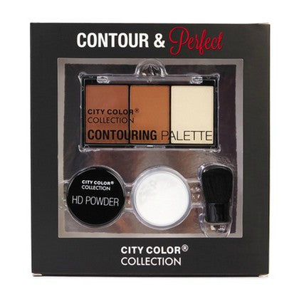 Kit de maquillaje en polvo perfecto y contorno CITY COLOR