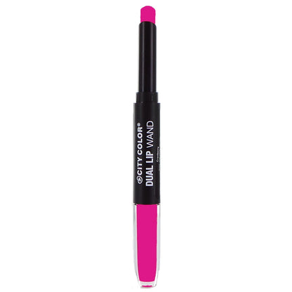 CITY COLOR Dual Lip Wand 2 en 1 Lipstik y brillo de labios