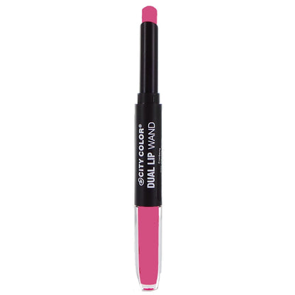 CITY COLOR Dual Lip Wand 2 en 1 Lipstik y brillo de labios