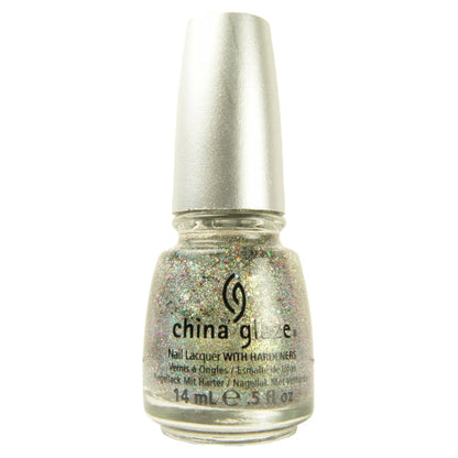 Laca de uñas CHINA GLAZE Glitter con endurecedor de uñas