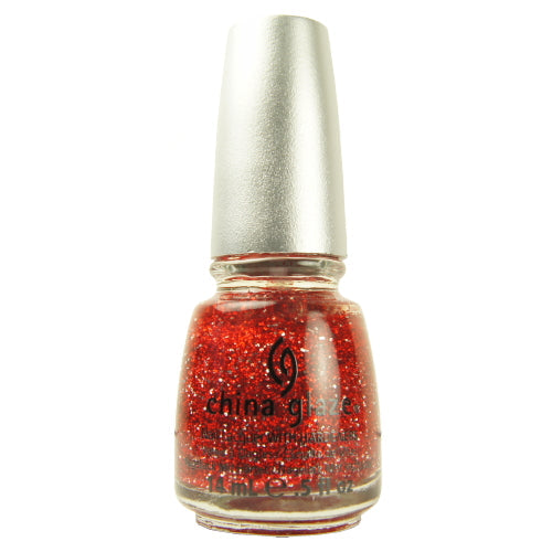 Laca de uñas CHINA GLAZE Glitter con endurecedor de uñas