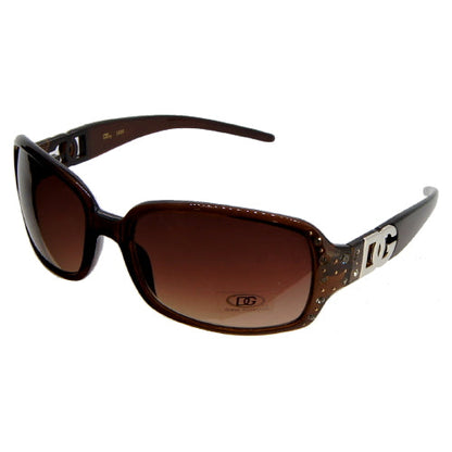 DG Sunglasses Women Rhinestone DG8RS1620 - Brown