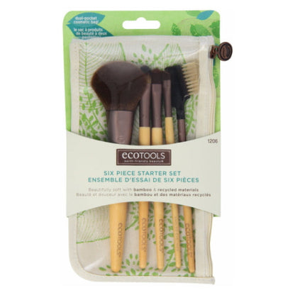 EcoTools Six Piece Starter Brush Set - Bamboo / Recycled Materials