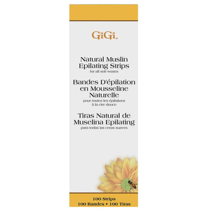 Tiras depiladoras de muselina natural GIGI (pequeñas) - GG0600