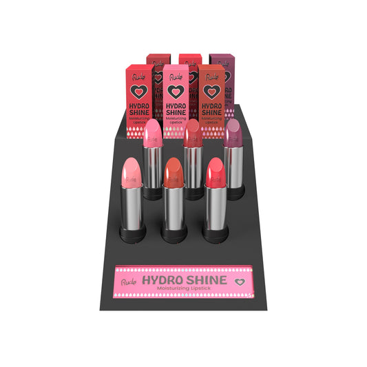 RUDE Hydro Shine  Moisturizing Lipstick Display Set 48 pcs