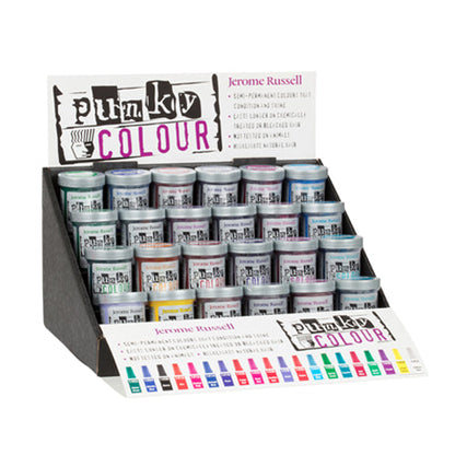 JEROME RUSSELL Punky Colour Semi-Permanent Conditioning Hair Color Display Set - 24 Pieces