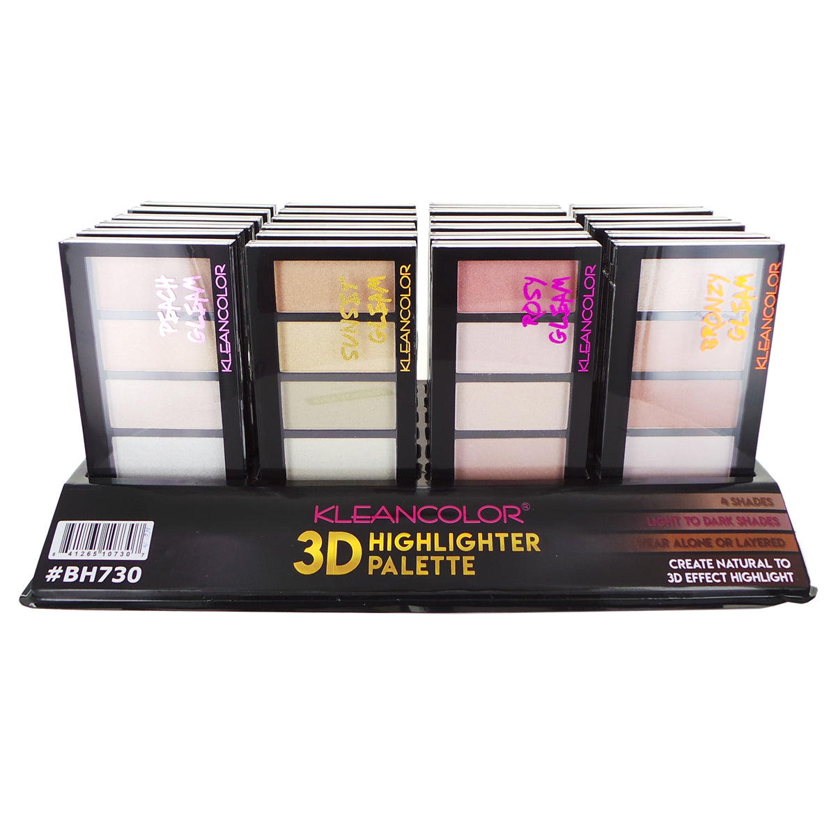 KLEANCOLOR Juego de paleta de resaltadores 3D, 24 piezas