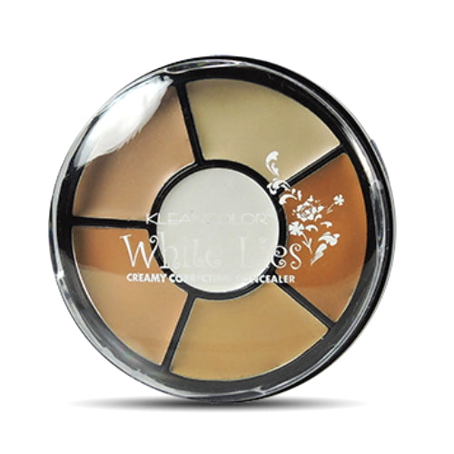 KLEANCOLOR White Lies Creamy Correcting Concealer - Paleta de correctores de cobertura total