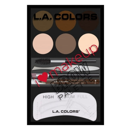 LA COLORS I Heart Makeup Paleta de cejas