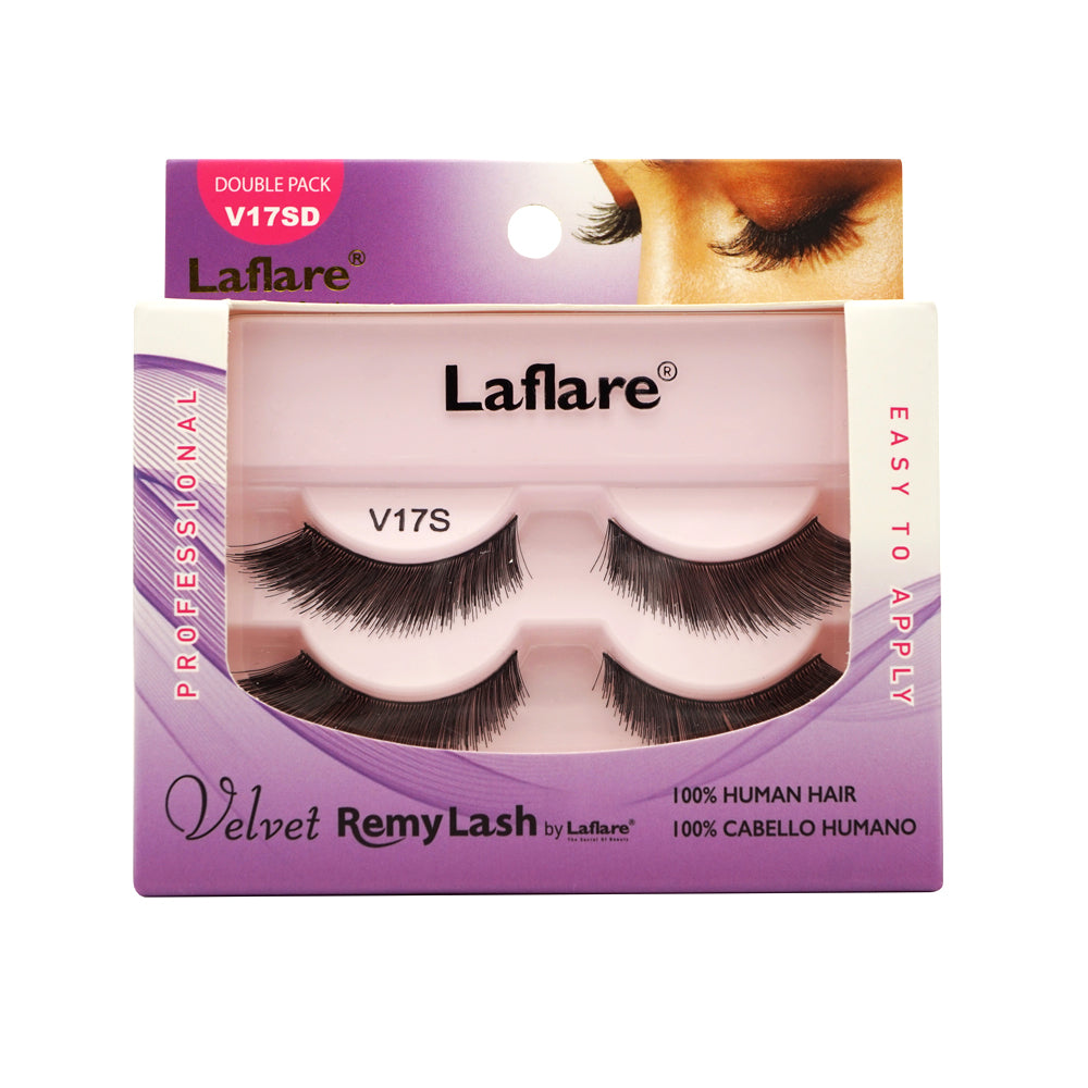 LAFLARE Velvet Remy Lash - Paquetes dobles